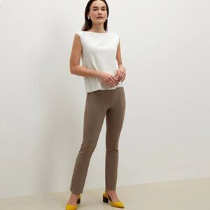 MM LaFleur Foster Cigarette Pant PowerStretch Russet/Dark tan 0